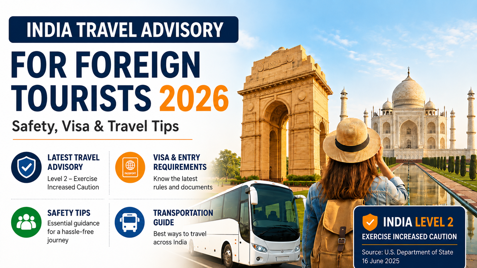 India Travel Advisory for Foreign Tourists 2026 – Safety, Visa & Travel Tips