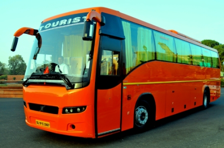 Delhi to Agra Volvo Bus Rental